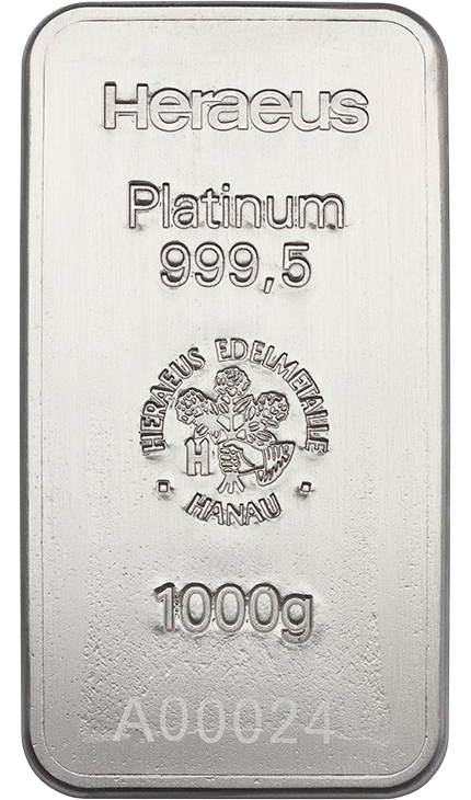 1000g Platinum Bullion