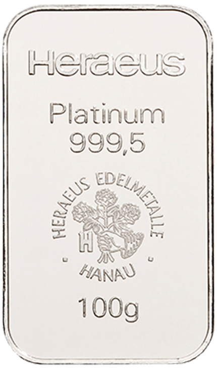 100g Platinum Bullion