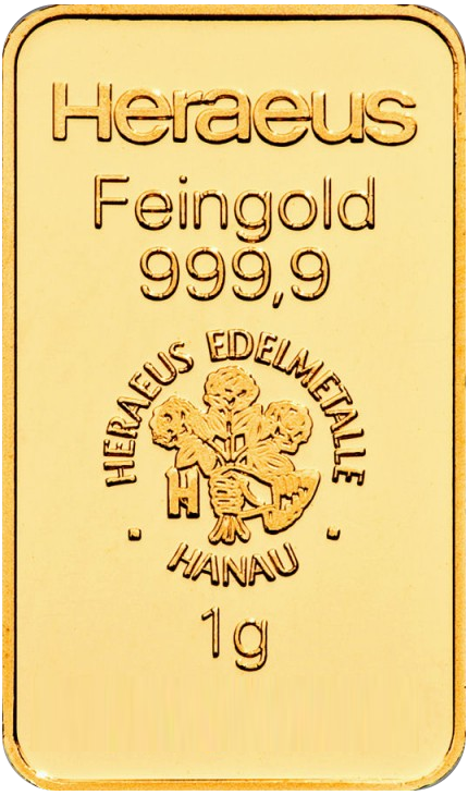 1g Kinebar Gold Bullion 