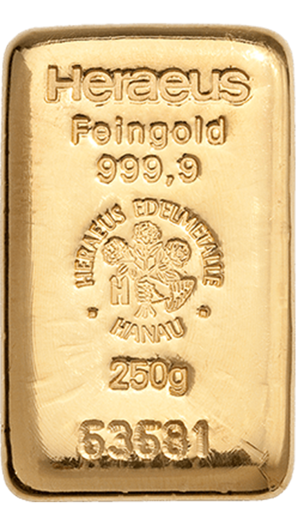 250g Gold Bullion