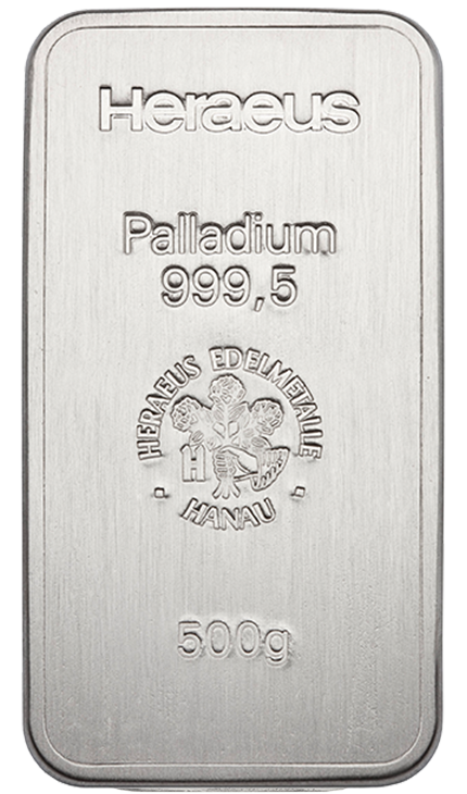 500g Palladium Bullion