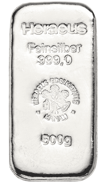 500g Silver Bullion