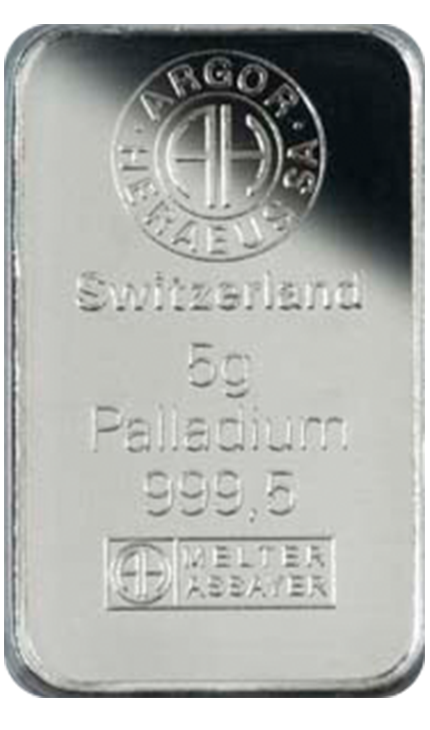 5g Palladium Bullion