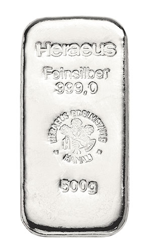 500g de plata